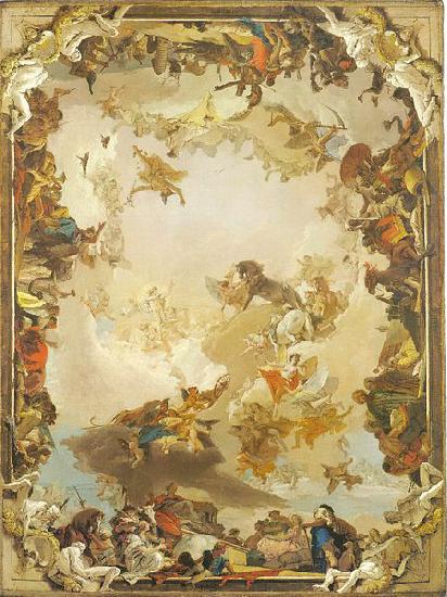 Giovanni Battista Tiepolo Allegory of the Planets and Continents oil painting image